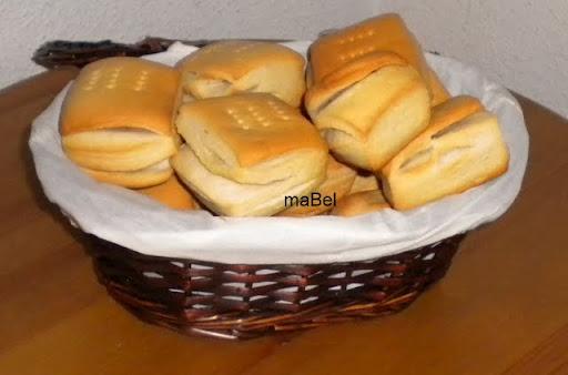 Galletas hojaldradas de grasa o manteca