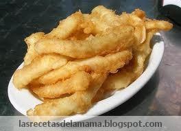 Receta de Rabas de calamar Receta de Rabas de calamar