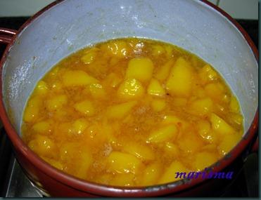 Mermelada de melocotón Mermelada de melocotón