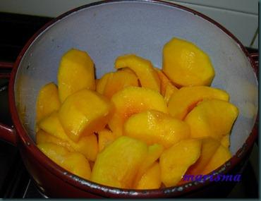 Mermelada de melocotón Mermelada de melocotón