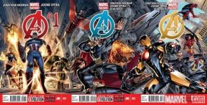 Marvel revela la alineación de Avengers de Marvel NOW! con tres portadas interconectadas