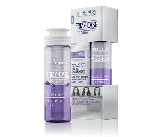 packaging Elixir Ligero Frizz-Ease de John Frieda packaging Elixir Ligero Frizz-Ease de John Frieda