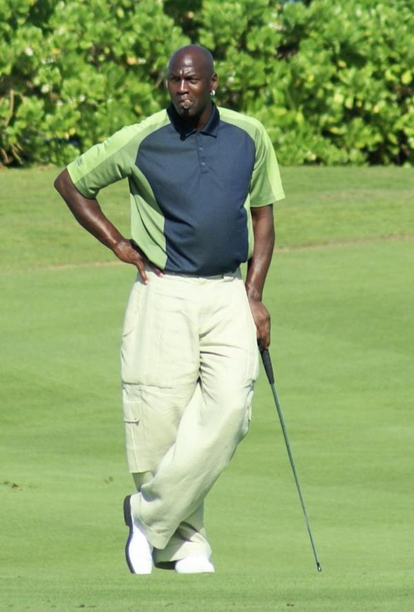 Michael Jordan y su otra pasión, el golf.