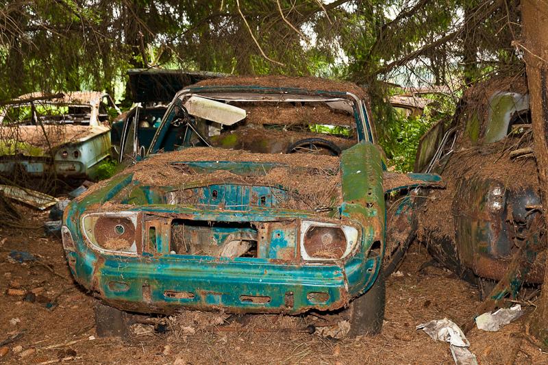 Cementerio de coches abandonados de Chatillon