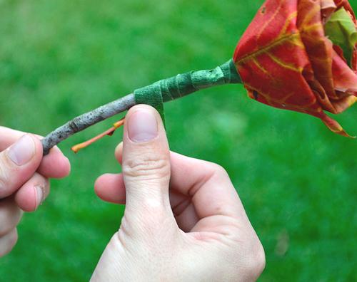 diy_leaf_rose_9 UN RAMO DE OTOÑO