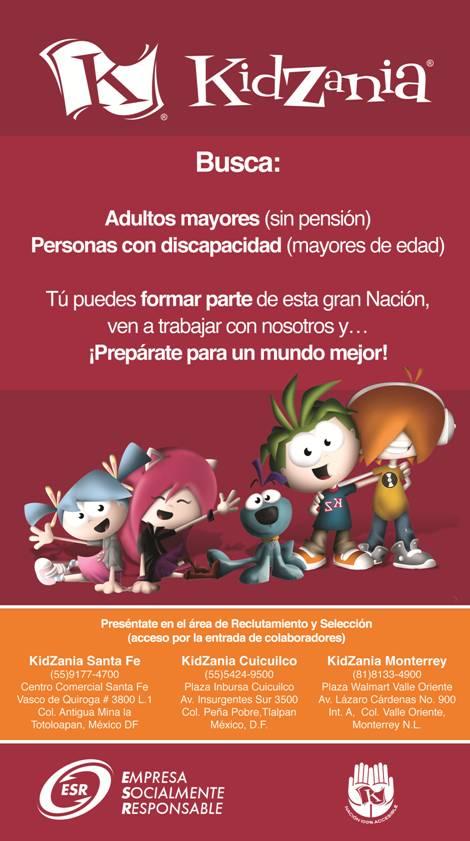 KidZania: “Te invita a formar parte de su equipo de trabajo”