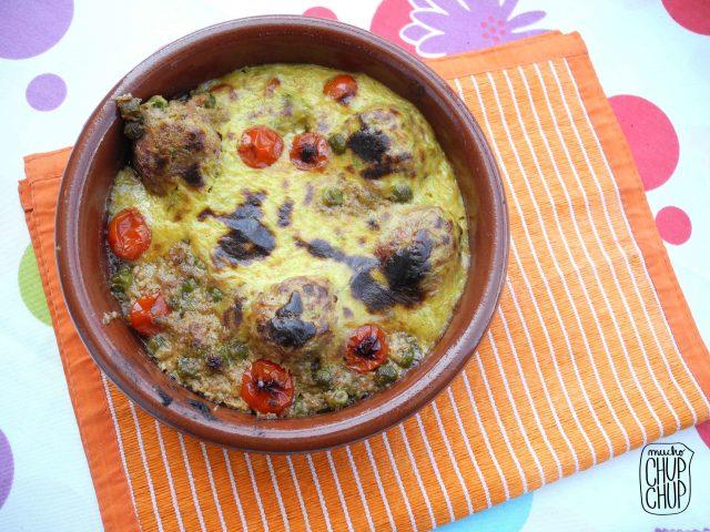 albóndigas 1 Albóndigas gratinadas con salsa de nata. Viernes de receta