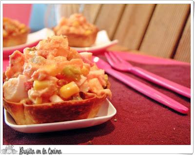 Cestas de ensaladilla Cestas de ensaladilla