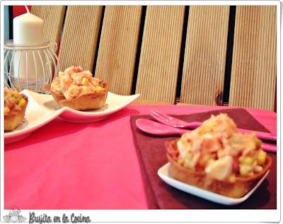 Cestas de ensaladilla Cestas de ensaladilla
