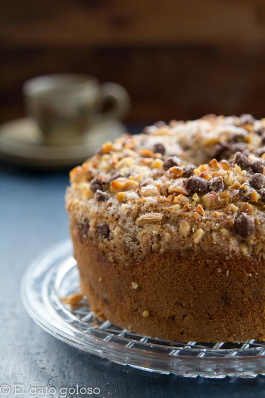 Coffeecake de nueces y chocolate Coffeecake de nueces y chocolate
