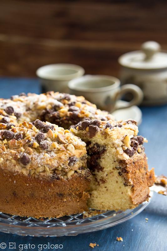 Coffeecake de nueces y chocolate Coffeecake de nueces y chocolate