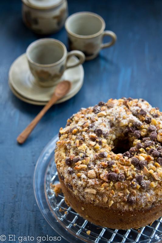 Coffeecake de nueces y chocolate Coffeecake de nueces y chocolate