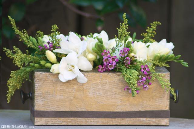 Diy: De caja de pañuelos de papel a centro de flores Diy: De caja de pañuelos de papel a centro de flores