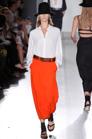 Victoria Beckham. Mercedes Benz NY Fashion Week, Spring 2013