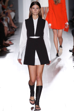 Victoria Beckham. Mercedes Benz NY Fashion Week, Spring 2013