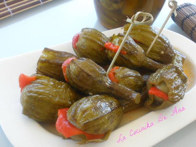 Berenjenas en vinagre Berenjenas en vinagre