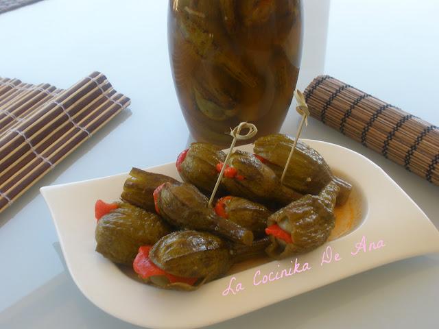 Berenjenas en vinagre Berenjenas en vinagre