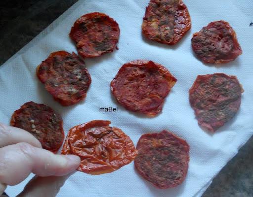 Tomates secos en 20 minutos Tomates secos en 20 minutos