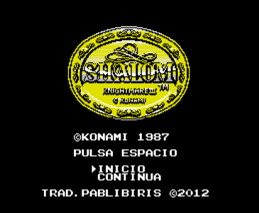 knightmare-iii-shalom-msx-español-castellano knightmare iii shalom msx español castellano Knightmare III: Shalom de MSX traducido al español