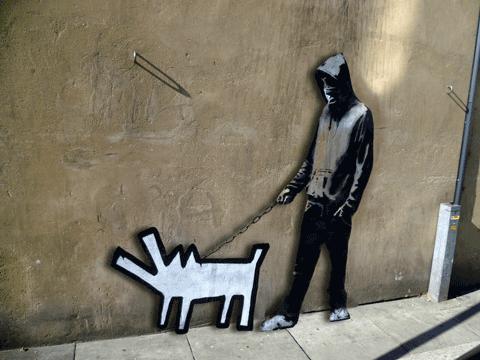 Animan obras de Banksy