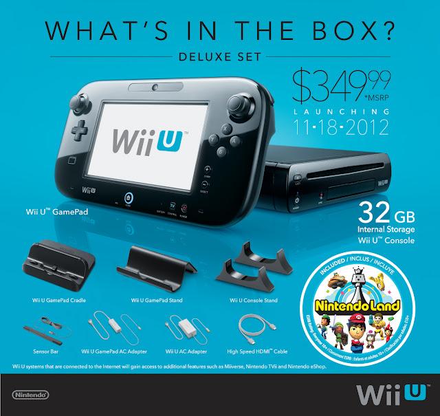 Nintendo Revela Precios y Paquetes del Wii U para las Américas