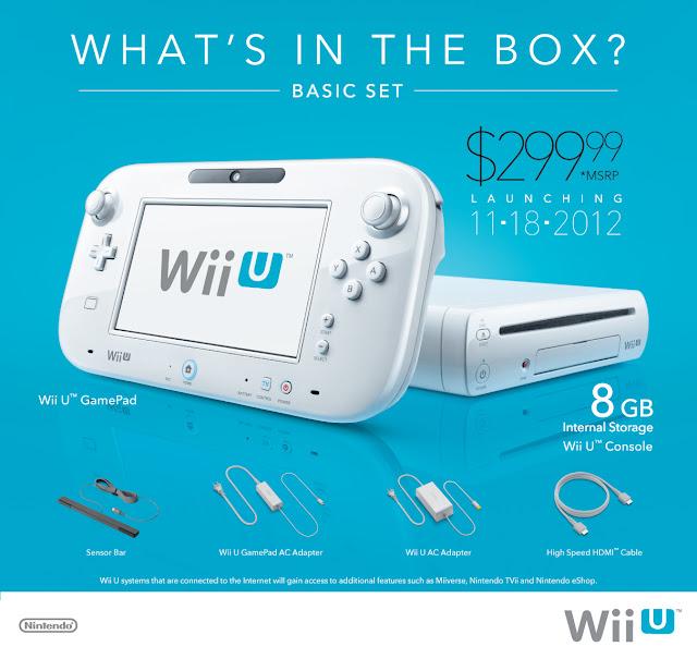 Nintendo Revela Precios y Paquetes del Wii U para las Américas