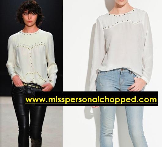 CLON: Camisa de ISABEL MARANT por ZARA! CLON: Camisa de ISABEL MARANT por ZARA!