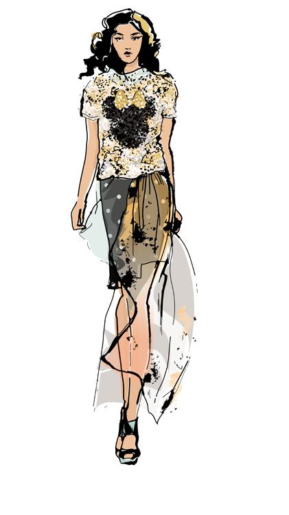 Michael Van Der Ham Minnie Mouse protagonista de la Semana de la Moda de Londres