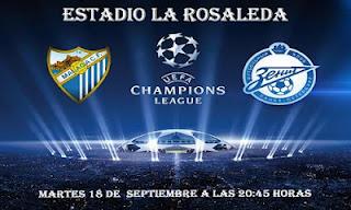 MALAGA CF vs FC ZENIT MALAGA CF vs FC ZENIT