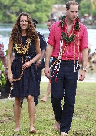 Kate Middleton, la duquesa descalza en Guadalcanal
