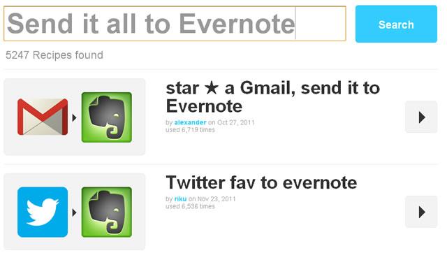 Automatiza la recopilación con Evernote e IFTTT Automatiza la recopilación con Evernote e IFTTT