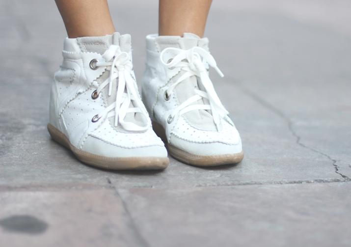 Wedge sneakers Isabel Marant Betty like (low cost version from Romwe)