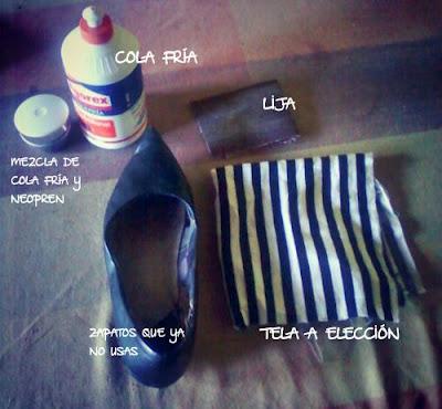 DIY: forrando zapatos