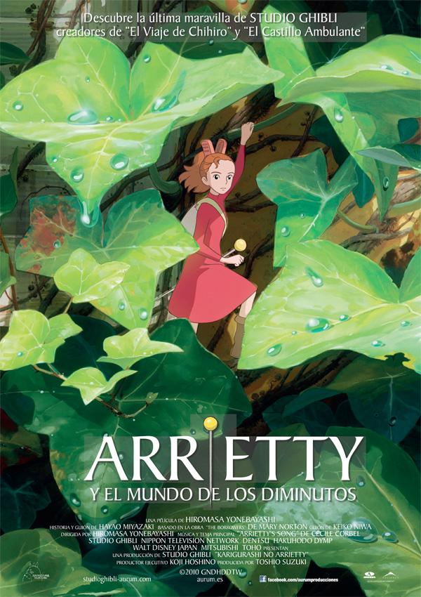 Póster de Arrietty y el mundo de los diminutos (Hiromasa Yonebayashi, 2.010)
