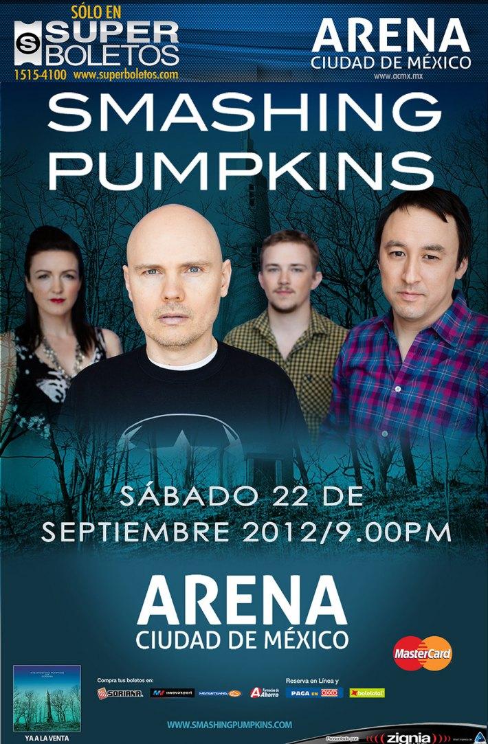 Heineken te invita al concierto de Smashing Pumpkins mañana en la Arena Ciudad de México