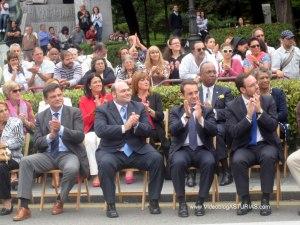 Dia de America en Asturias 2012 en Oviedo: Sin tribunas autoridades Dia de America en Asturias 2012 en Oviedo: Sin tribunas autoridades