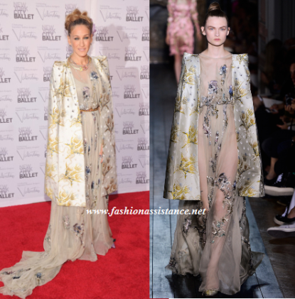 Sarah Jessica Parker, Karolina Kurkova y Anne Hathaway, de Valentino Alta Costura en el Ballet de NYC