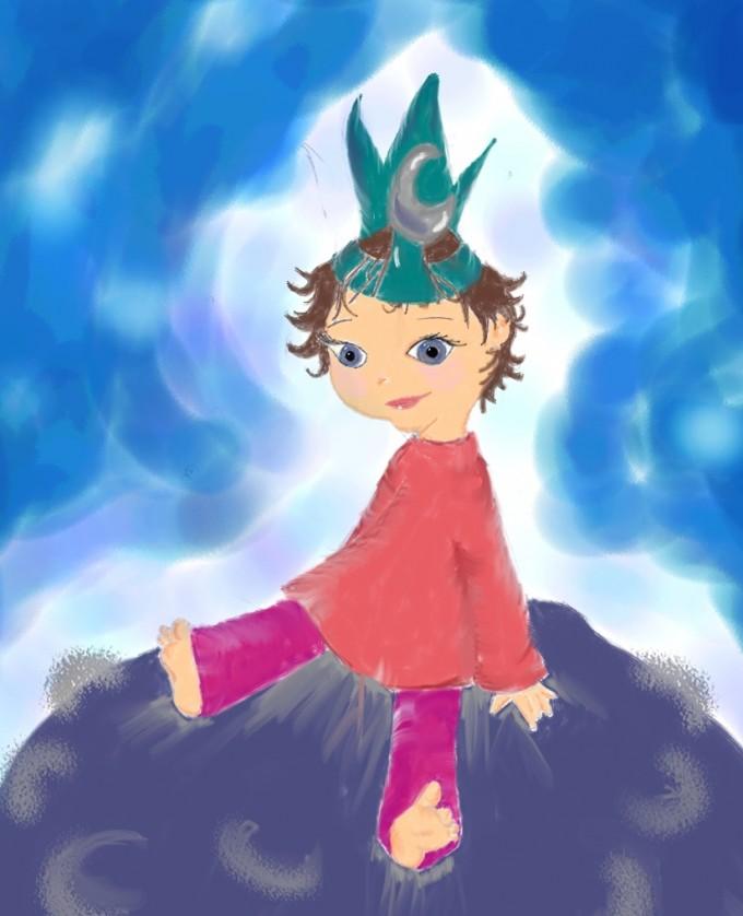 JULIAmamalibro Julia y la luna por Traspalabres