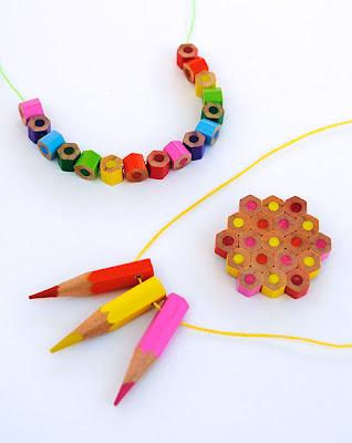 Reciclar colorines para hacer un collar y gargantilla