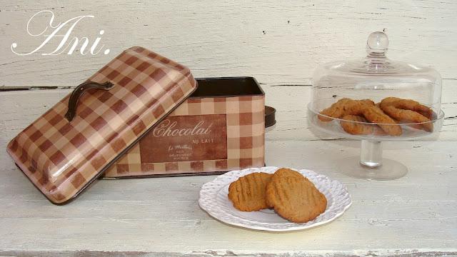 GALLETAS DE MANTEQUILLA DE CACAHUETE