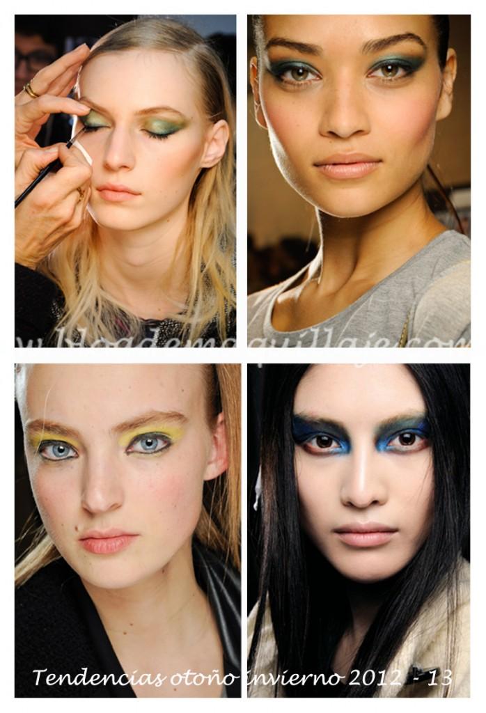 colores Maquillaje otoño invierno 2012-13 según las pasarelas
