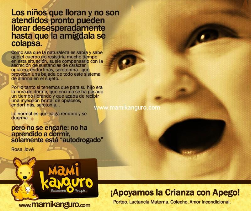 quieremecuando Llorar desconsoladamente “droga” al bebé