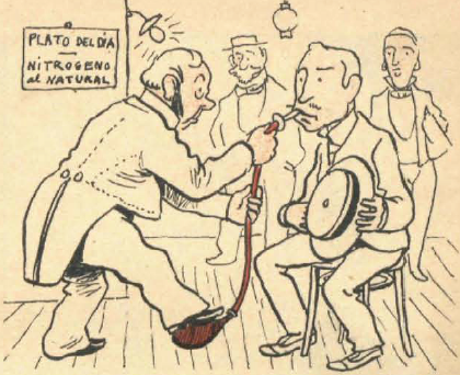 The Monigoty, 28 de octubre de 1897. Inyección alimenticia El futuro año 2000