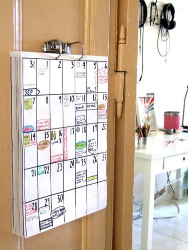 Creando nuestro calendario This is more like what I want to make.