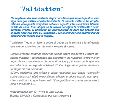 Validation (Cortometraje de Kurt Kuenne con subtítulos en español) Validation (Cortometraje de Kurt Kuenne con subtítulos en español)