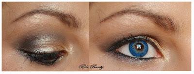 Look | Gold & Grey Smokey Look | Gold & Grey Smokey
