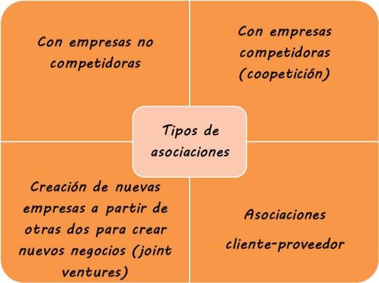 Tipos de asociaciones Lecciones para emprendedores. Partners clave