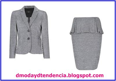 Traje de Chaqueta Peplum Traje de Chaqueta Peplum