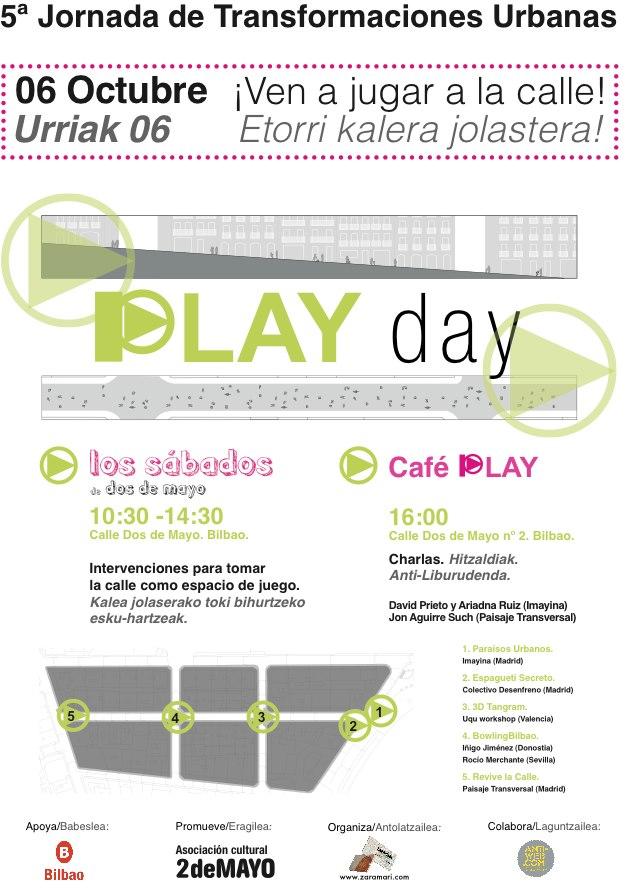 Paisaje Transversal en PLAYday: intervención en el espacio público + charla