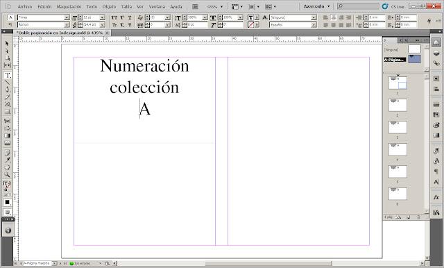 Doble numeración Indesign 2 Doble numeración o paginación Indesign